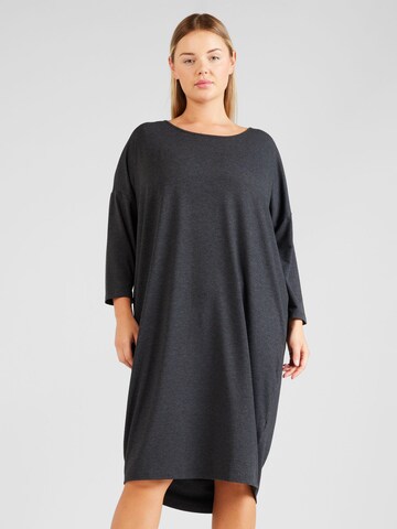 ONLY Carmakoma Kleid 'NEW CARMA' in Schwarz: Vorderseite