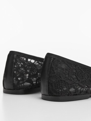 MANGO Ballerina 'MARIAN' i svart