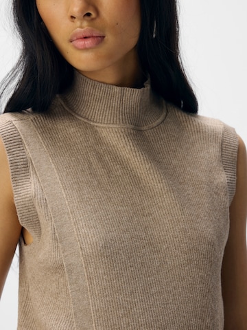 OBJECT Sweater 'OBJFAE THESS' in Brown