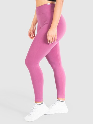 Smilodox Skinny Leggings 'Slayton Scrunch' in Pink