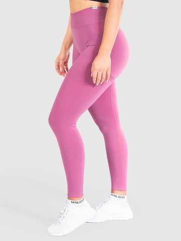 Smilodox Skinny Leggings 'Slayton Scrunch' in Pink