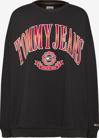 Tommy Jeans Curve Sweatshirt in Schwarz: predná strana