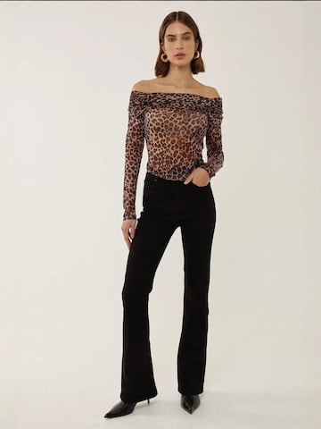 Hiccup Top in Brown