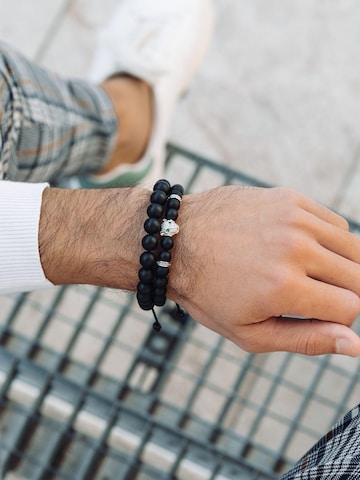 GT Collection Armband 'LEOPARD' in Schwarz