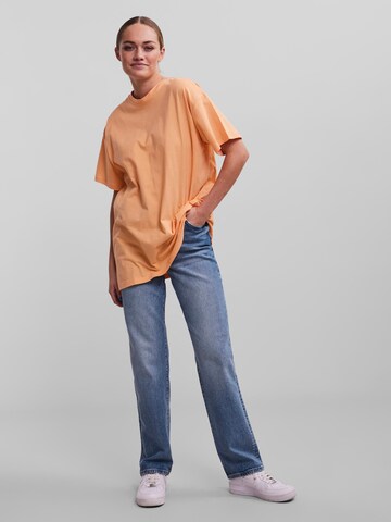 PIECES Oversize t-shirt 'Rina' i orange