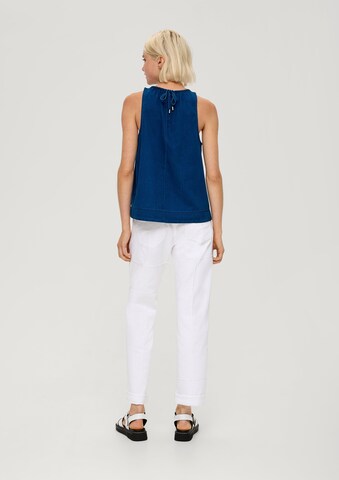 QS Blouse in Blauw