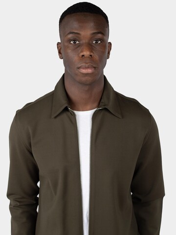 Ciszere Between-season jacket 'Aden superior stretch overshirt - Black' in Green