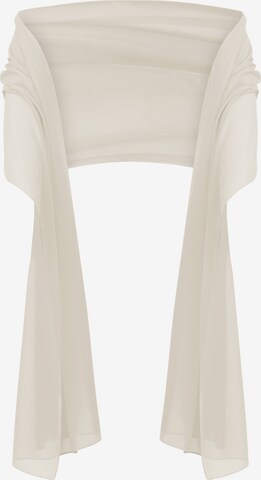 APART Scarf in White: front