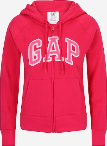 Gap Petite Sweatjacka i rosa: framsida