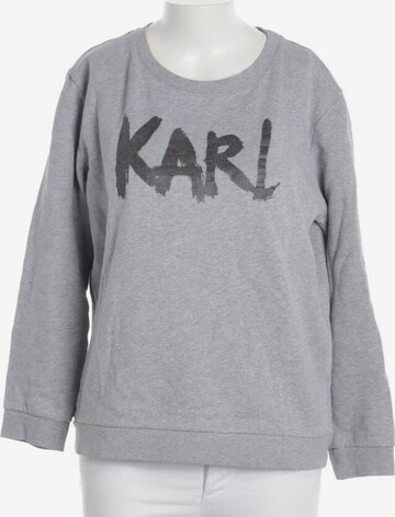 Karl Lagerfeld Sweatshirt / Sweatjacke L in Grau: predná strana