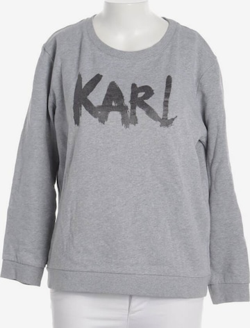 Karl Lagerfeld Sweatshirt & Zip-Up Hoodie in L in Grey: front