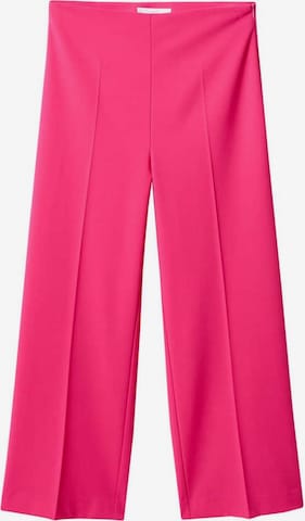 MANGO Wide Leg Bukser med fals 'Oliver' i pink: forside