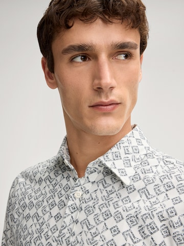 JOOP! Jeans Regular fit Button Up Shirt 'Hanson' in White