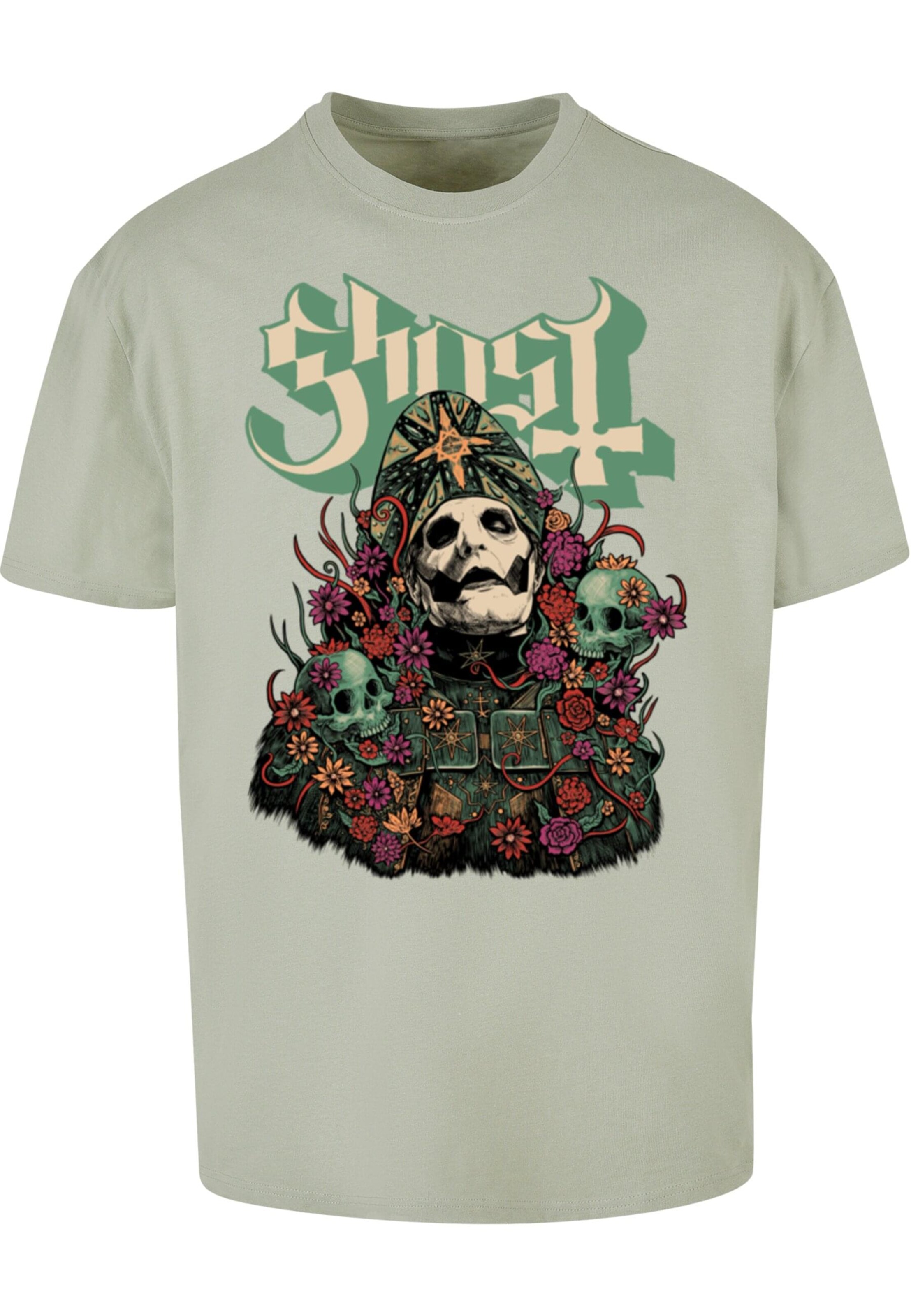 T-Shirt 'Ghost - Bliss' Merchcode en vert : devant
