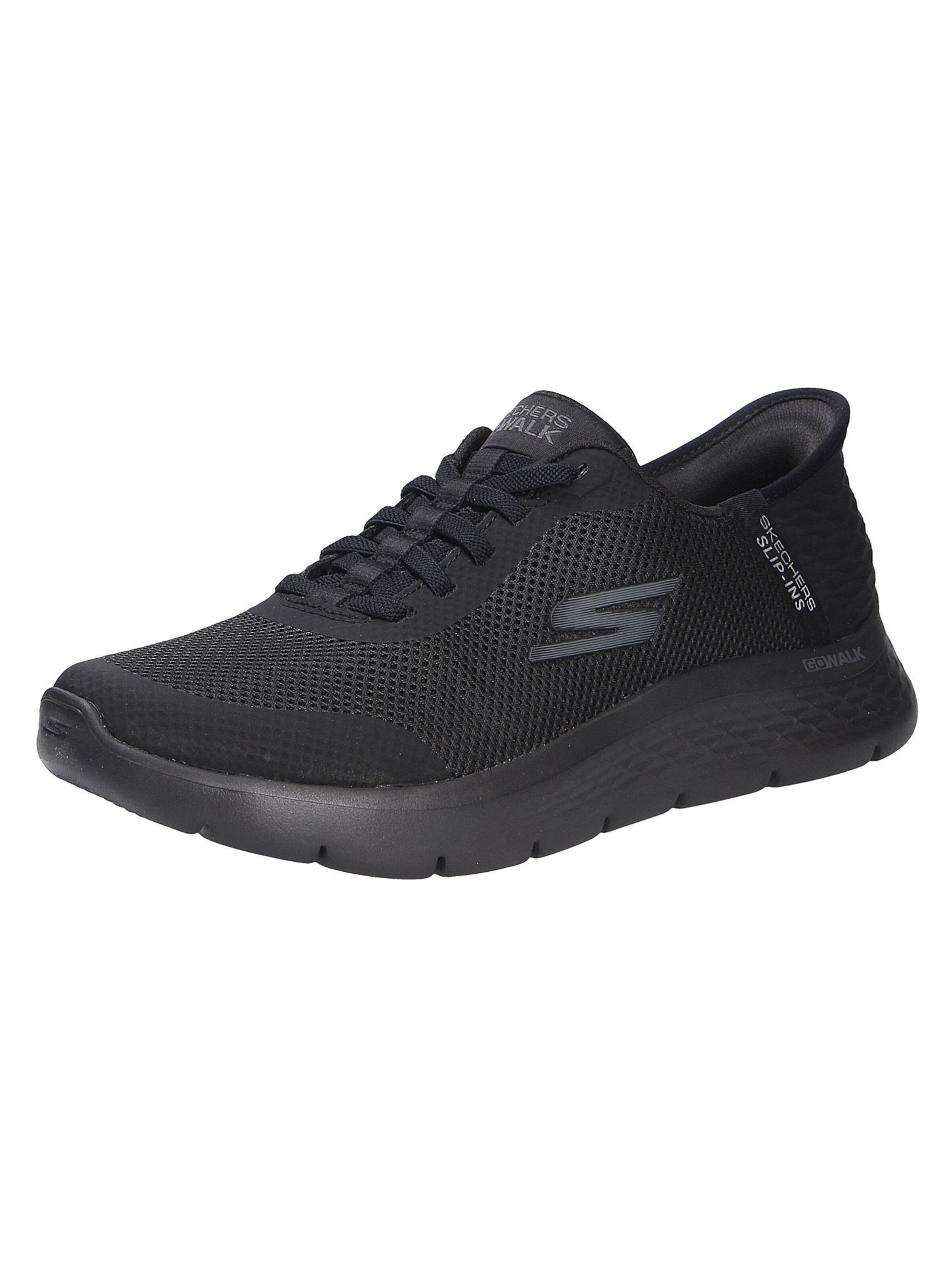 SKECHERS Hausschuh 'GO WALK FLEX - HANDS UP'‌‌‌‌‌‌‌ in Schwarz: Vorderseite