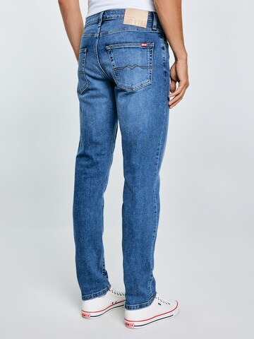 BIG STAR Tapered Jeans 'Harper' in Blauw