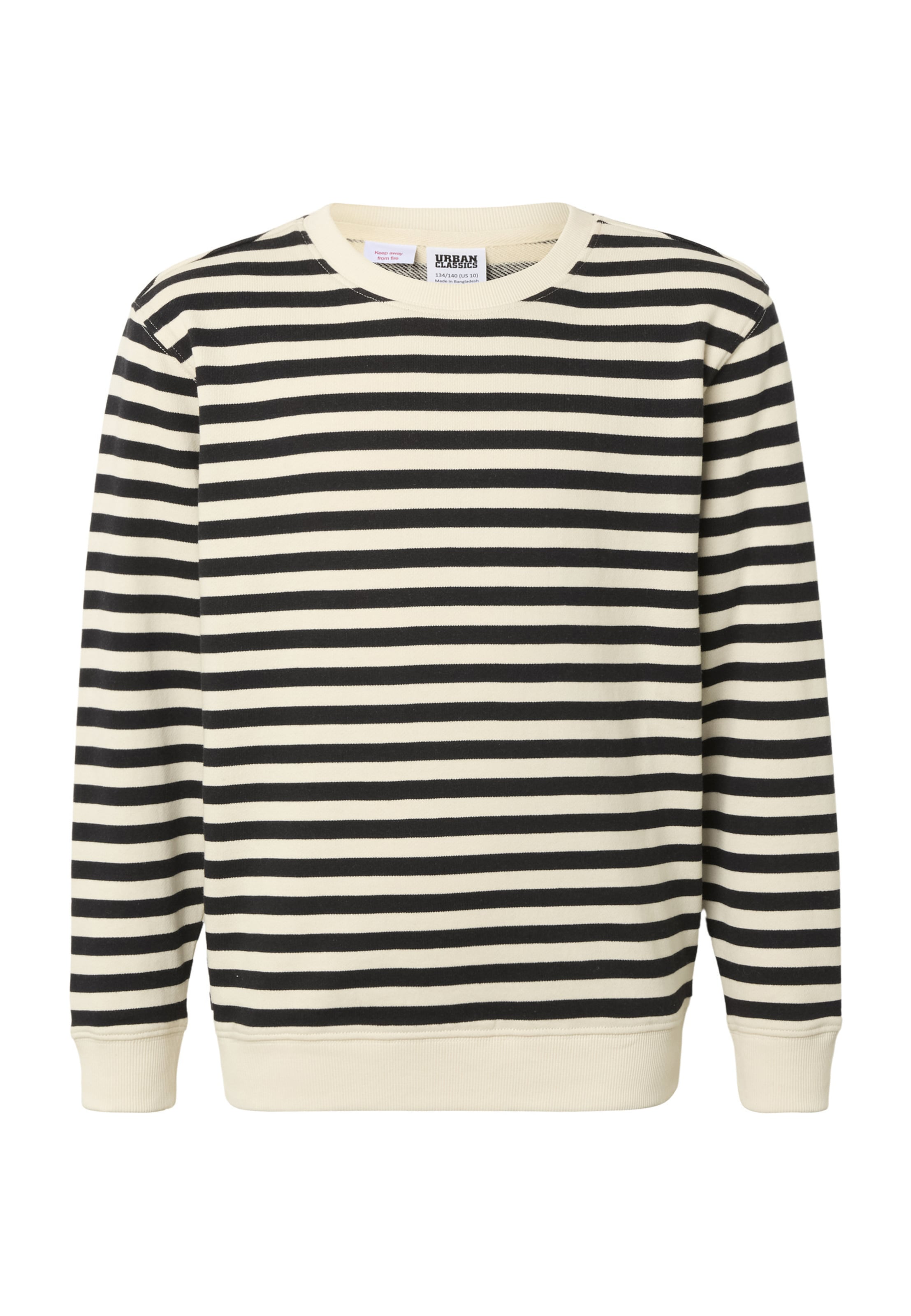 Urban Classics Sweatshirt in Zwart: voorkant