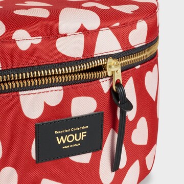 Wouf Toiletry Bag in Red