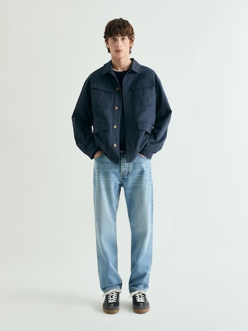 Scalpers Between-season jacket 'Frony' in Blue: front