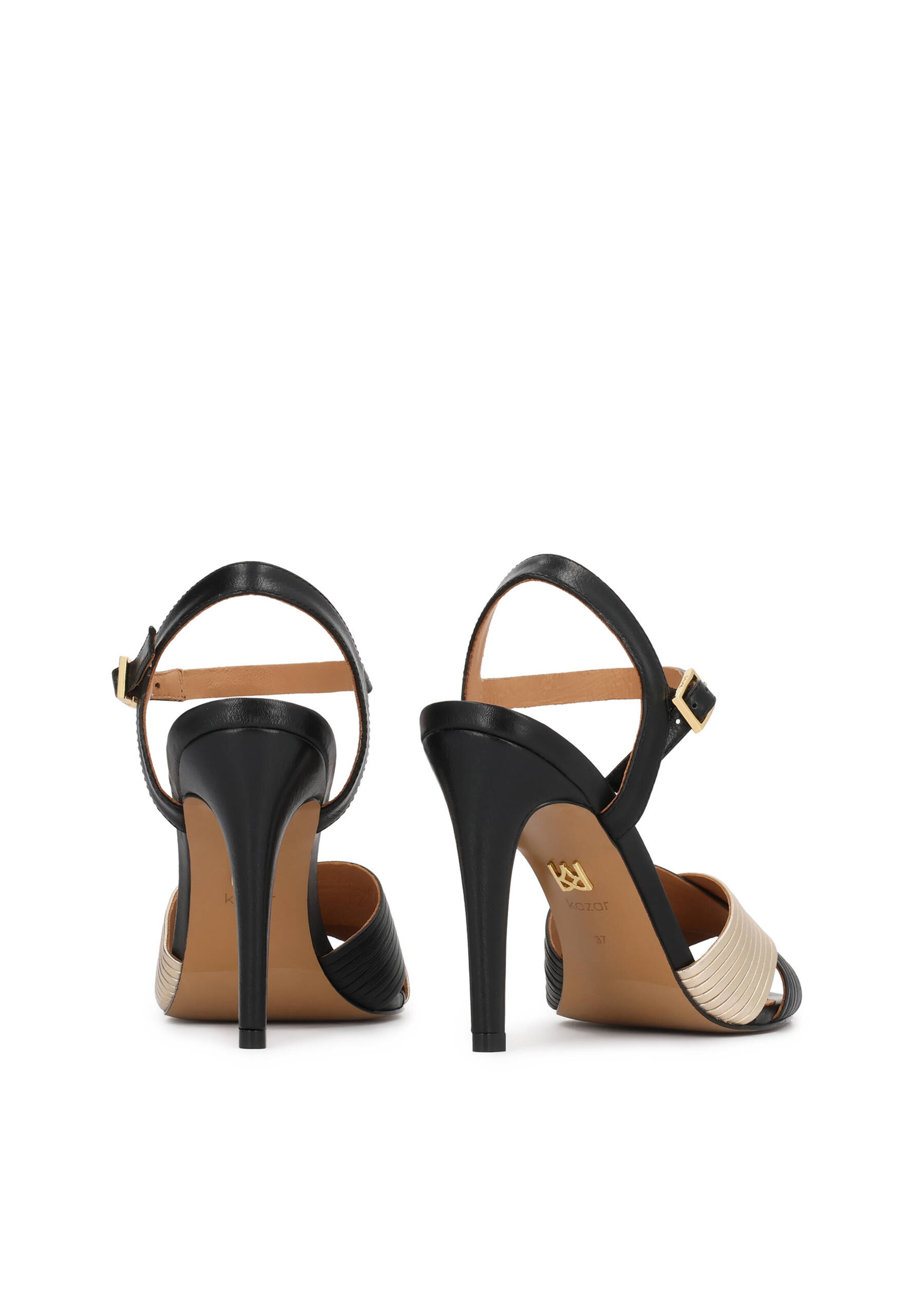 Sandales à lanières Kazar en noir