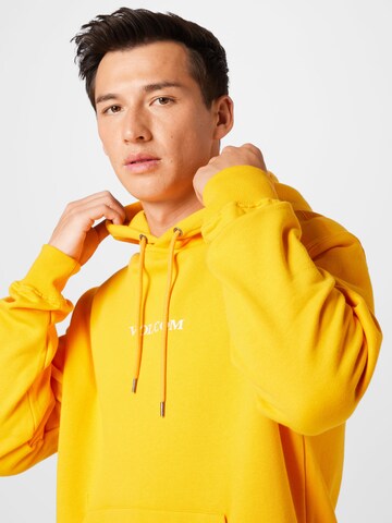 Volcom Sweatshirt in Yellow