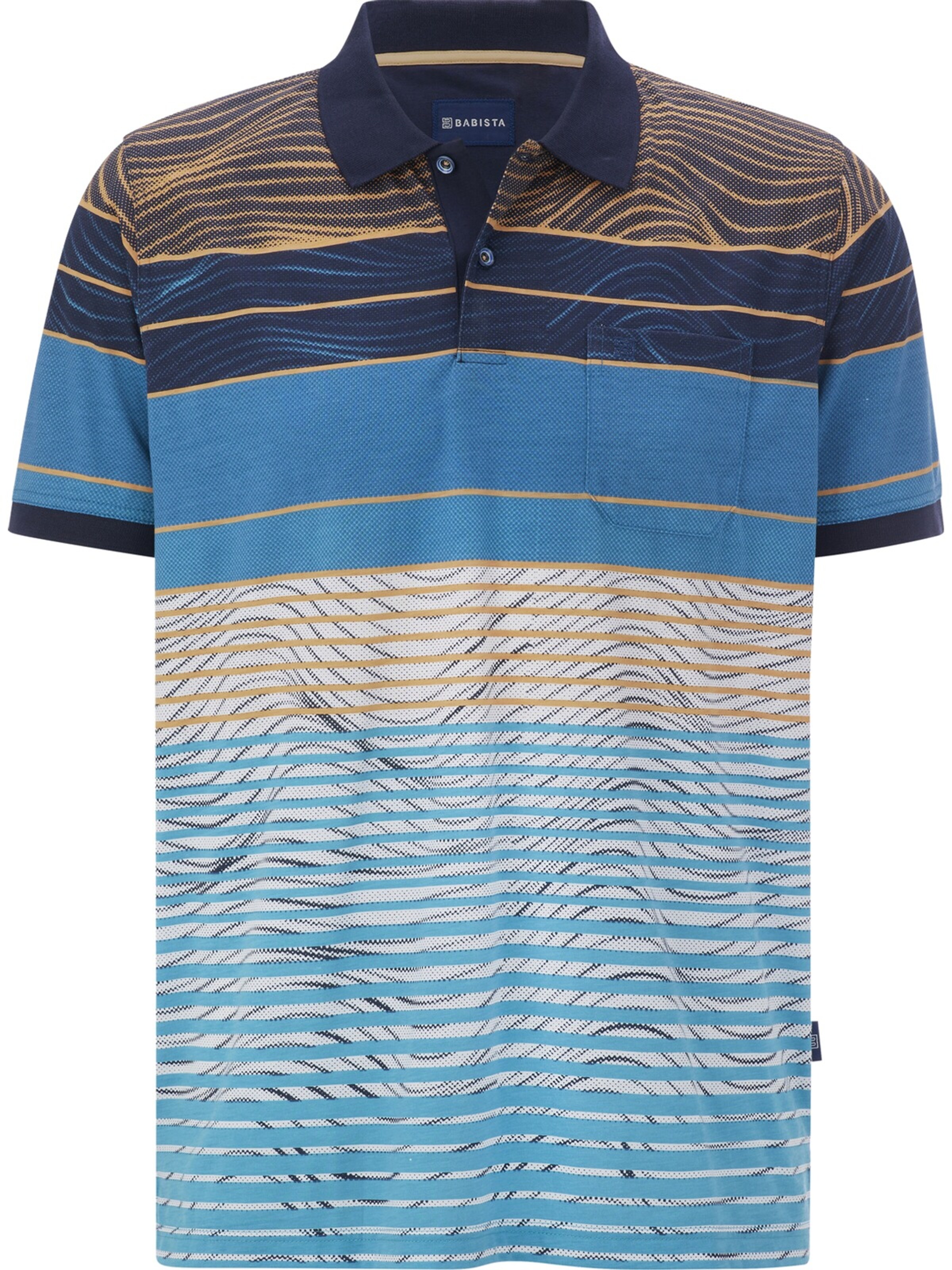 BABISTA Shirt ' Ulrico ' in Blue: front