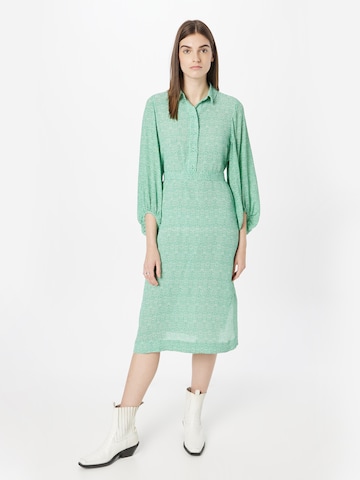 Robe-chemise 'JOSEPHINE' Fransa en vert : devant