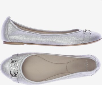 ESCADA Flats & Loafers in 41 in Silver: front