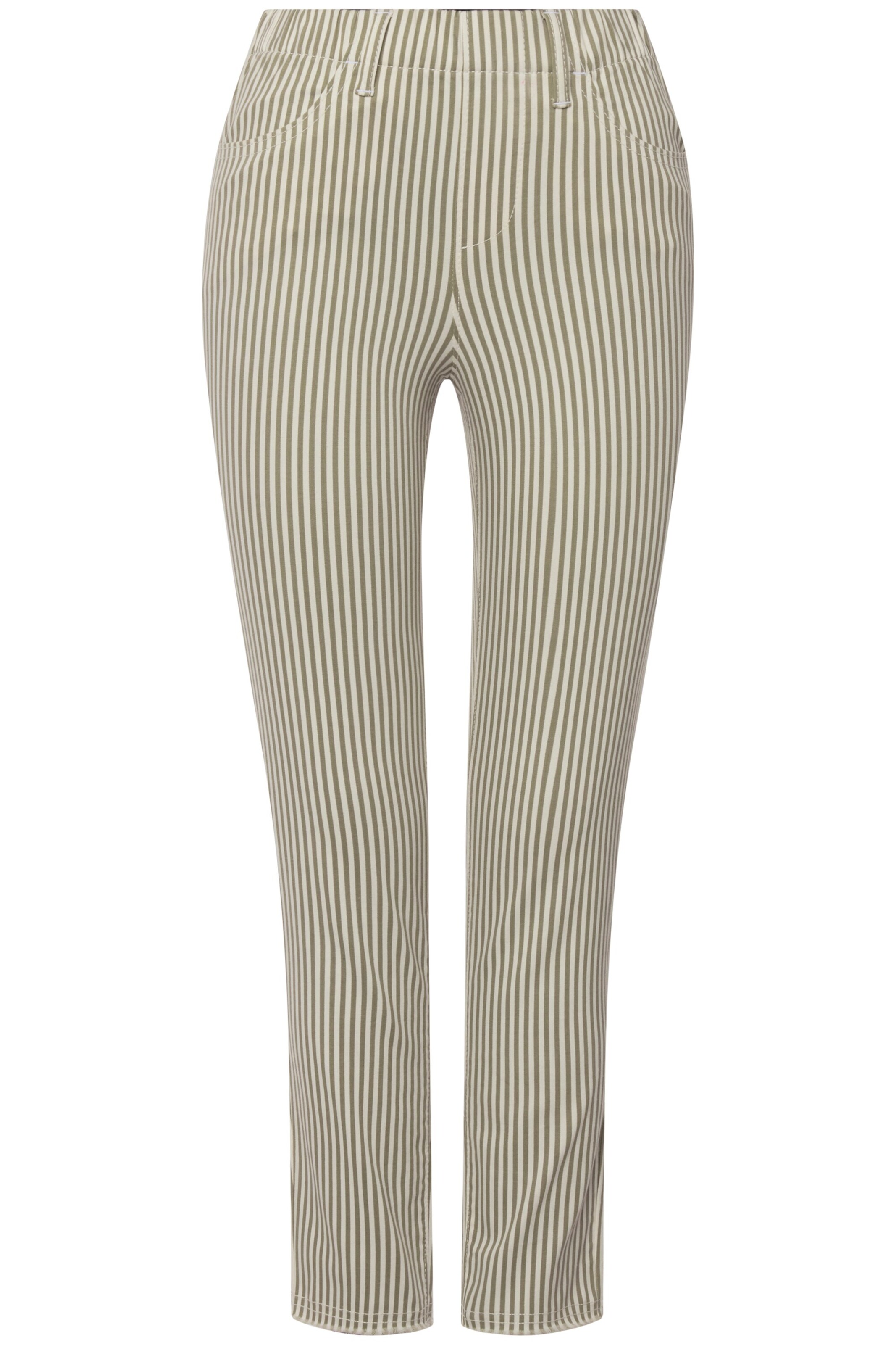 LAURASØN Regular Broek in Wit: voorkant