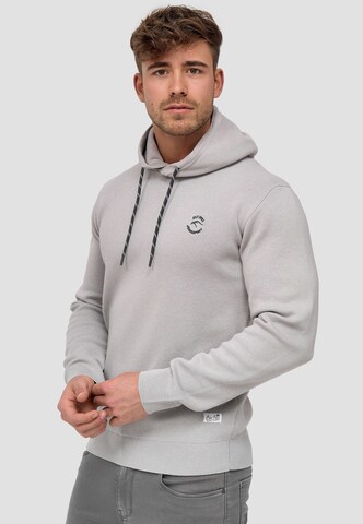 INDICODE JEANS Sweatshirt 'Longview' in Grijs