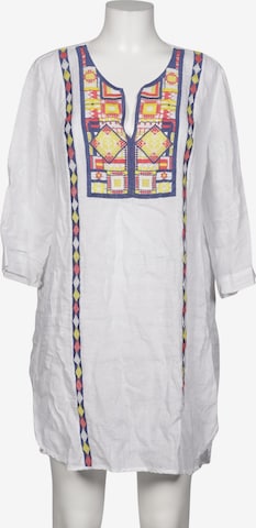 120% Lino Kleid XXXL in Weiß: Vorderseite