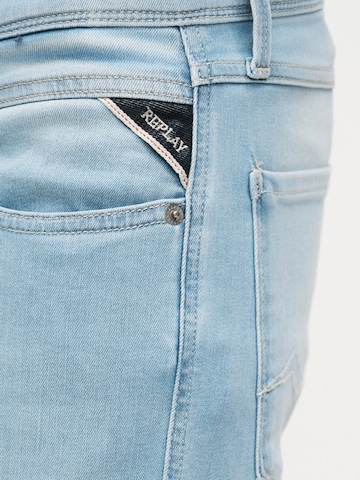 REPLAYSlimfit Traperice 'ANBASS' - plava boja