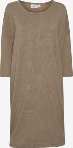 SAINT TROPEZ Knit dress 'Mila' in Beige: front