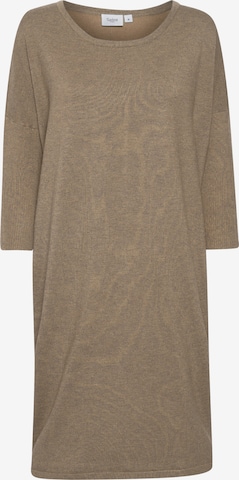 SAINT TROPEZ Knit dress 'Mila' in Beige: front