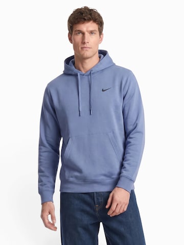 Sweat de sport 'FLEX FLC' NIKE en bleu : devant