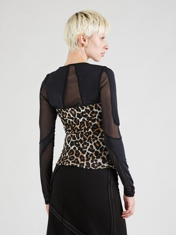 Top di TOPSHOP in marrone