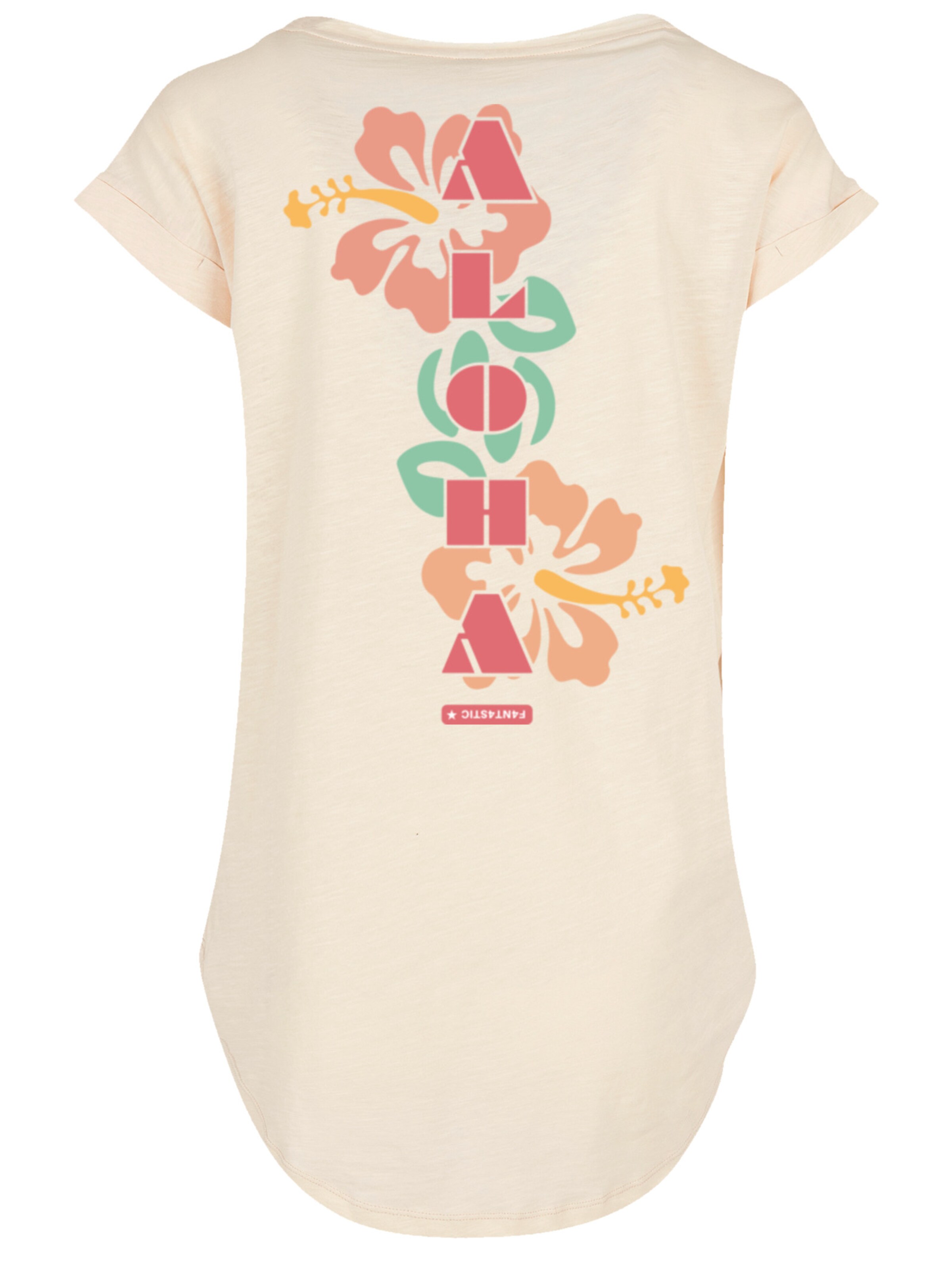 F4NT4STIC Shirt 'Aloha' in Beige