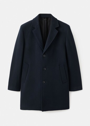 MANGO MAN Between-Seasons Coat in Blue