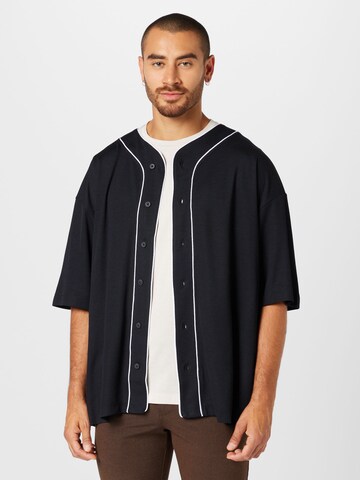 TOPMAN Shirt in Black: front