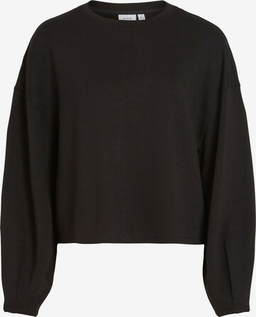 VILA Sweatshirt in Black: front