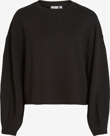 VILA Μπλούζα φούτερ σε μαύρο: μπροστά