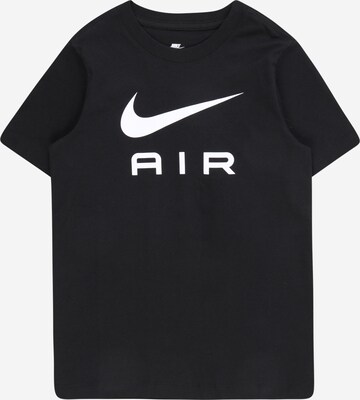 Nike Sportswear Shirt in Zwart: voorkant