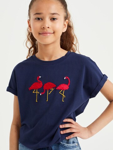 WE Fashion T-Shirt in Blau