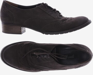Paul Green Flats & Loafers in 39,5 in Brown: front
