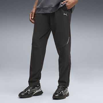 PUMA Regular Sportbroek in Zwart: voorkant