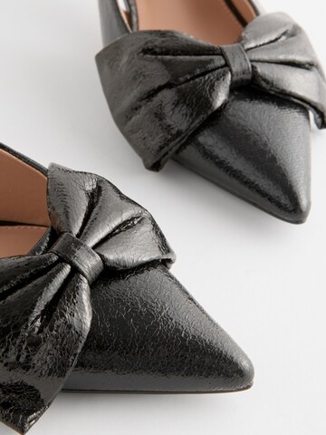 Next - Sapatos abertos atrás em preto