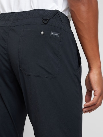 COLUMBIA Regular Outdoorbroek 'Landroamer' in Zwart