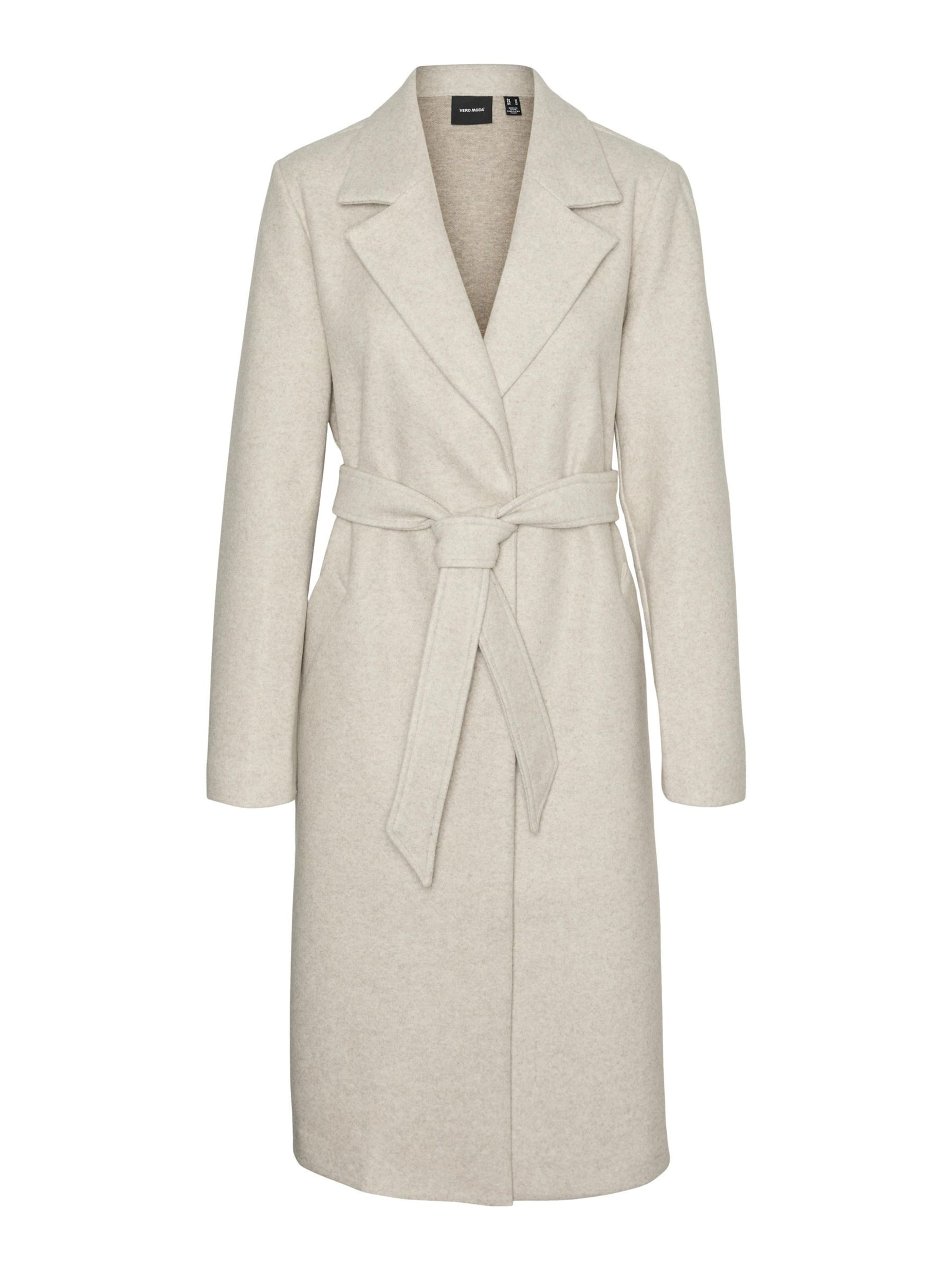 VERO MODA Between-Seasons Coat 'VMFortuneaya' in Beige: front