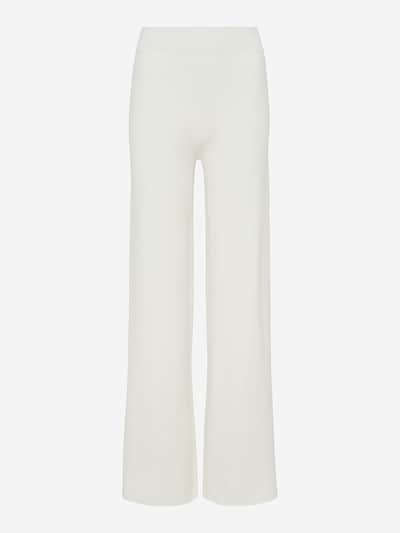 Pantaloni 'Lotta' Lezu pe alb, Vizualizare produs