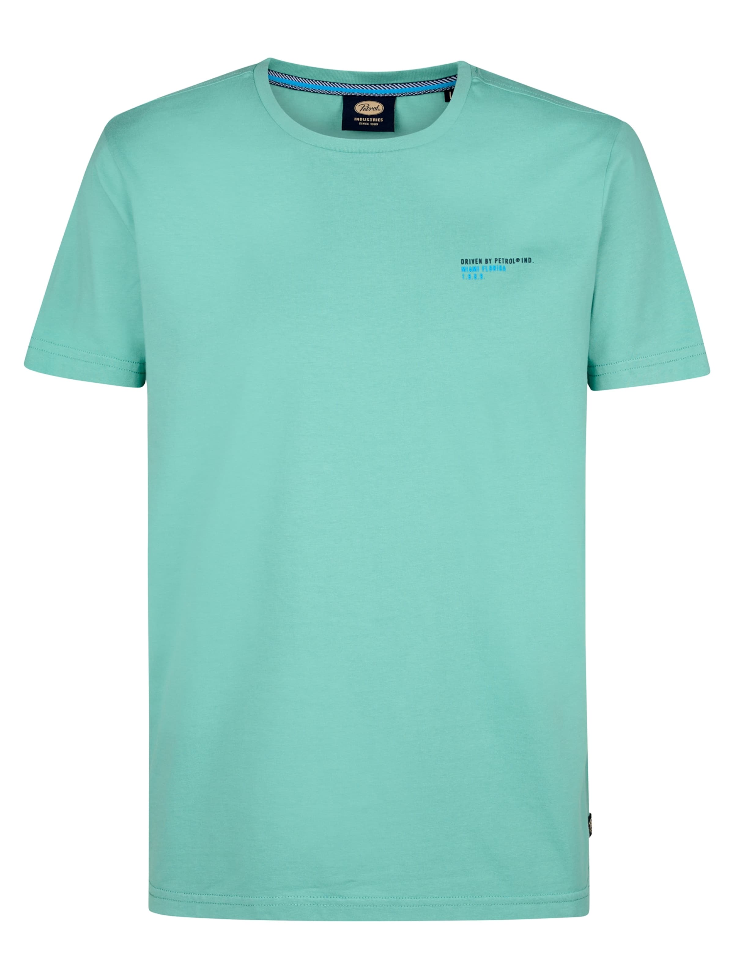 T-Shirt Petrol Industries en vert : devant